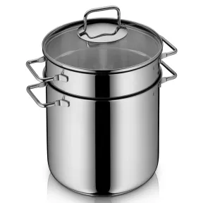Olla para pasta WMF de acero inoxidable, 24 cm, 7 l