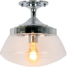 Plafón ILLINOIS negro de 1 luz para interior