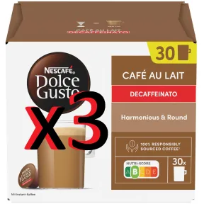 90 cápsulas Dolce Gusto: 6 variedades a 0,13 €/ud.