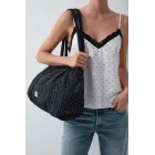 Bolso fruncido acolchado