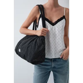 Bolso fruncido acolchado