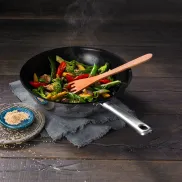 Wok Silit de acero inoxidable 18/10, 28 cm