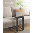 Mesa Auxiliar VASAGLE con Ruedas y Pies Ajustables