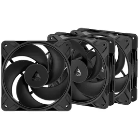Arctic P12 Pro Reverse PWM PST 120mm Pack 3 Negro