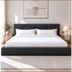 Cama canapé Cella 200x200 con almacenaje y somier