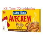 Avecrem Gallina Blanca Caldo de Pollo 72 Pastillas