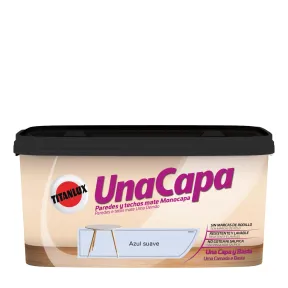 Titanlux Una Capa Azul Suave 4L | Pintura Mate Lavable
