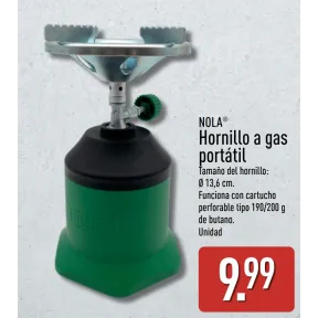 Hornillo portátil NOLA y limpiador AMBIANO