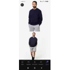 Sudadera cálida de muletón para hombre en varios colores