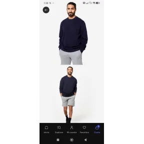Sudadera cálida de muletón para hombre en varios colores