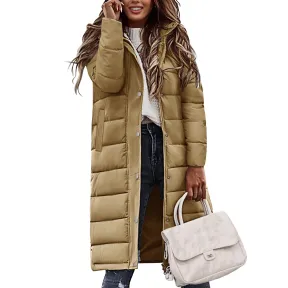 Abrigo largo acolchado Tuopuda para mujer M y L
