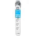 Regleta Philips 7 tomas con USB-A y USB-C