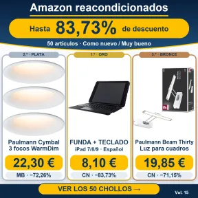Amazon reacondicionados: hasta 83,73% de descuento