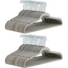 100 perchas de terciopelo gris Amazon Basics