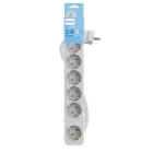 Regleta Philips CHP2164W - 6 Enchufes, 1.5m, Seguridad Automática
