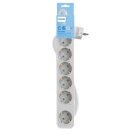 Regleta Philips CHP2164W - 6 Enchufes, 1.5m, Seguridad Automática