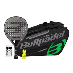 Pack Bullpadel Game CTR Dry Grip Gris y Negro
