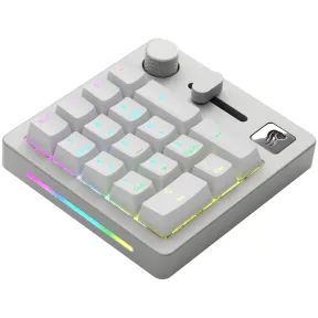 Teclado numérico GLORIOUS GMMK Macro Bluetooth blanco