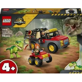 Camión LEGO Jurassic World con T. rex joven