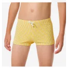 Bañador bóxer Fiti para niño amarillo a rayas