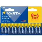 Pack de 12 pilas AA VARTA de 1,5 V