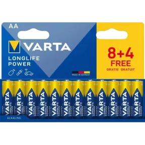 Pack de 12 pilas AA VARTA de 1,5 V