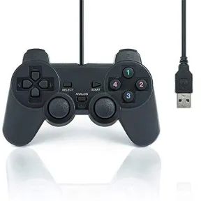 Mando USB QUMOX con doble vibración para PC