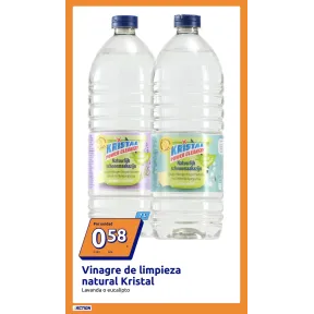 Vinagre de limpieza Kristal con aroma natural