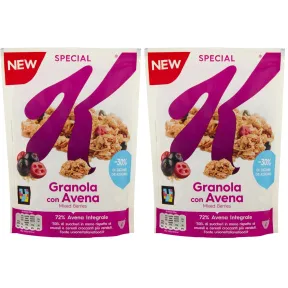 Pack de 2 Special K Granola con avena y frutos rojos