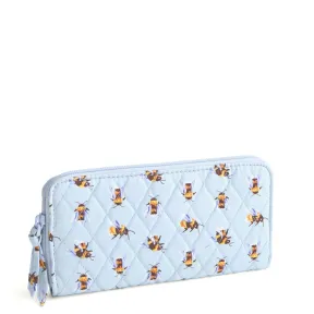 Cartera continental Vera Bradley de algodón prémium