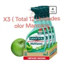 12 Sanytol Multiusos Manzana de 750 ml sin lejía