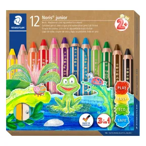 12 lápices Staedtler Noris junior 3 en 1