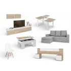 Muebles para piso completo con chaiselongue