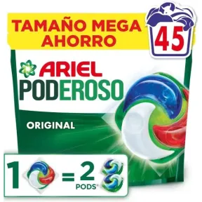 Ariel Pods en cápsulas para 45 lavados