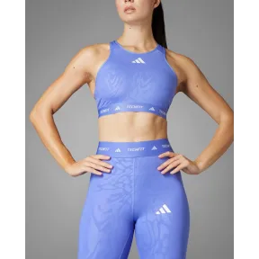 Top deportivo adidas Techfit de sujeción media