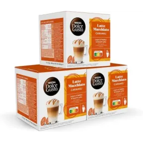 48 cápsulas Dolce Gusto Latte Macchiato Caramel