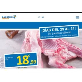 Cabrito fresco por kilo