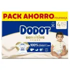 3x2 en pañales Dodot Sensitive talla 4