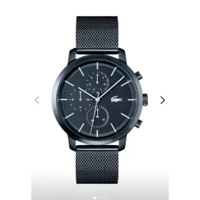Reloj Lacoste de cuarzo en acero negro