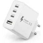 Cargador rápido de 50W con cuatro puertos