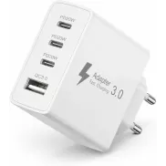 Cargador rápido de 50W con cuatro puertos