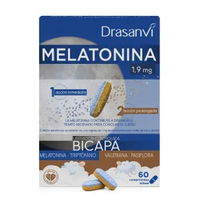 Drasanvi Melatonina Bicapa 1,9 mg, 60 comprimidos