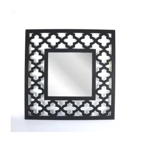 Espejo de pared Ecoanya Victoria en negro