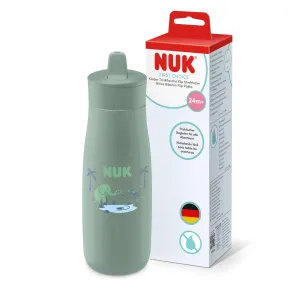 Botella infantil NUK Flip Straw 450 ml verde