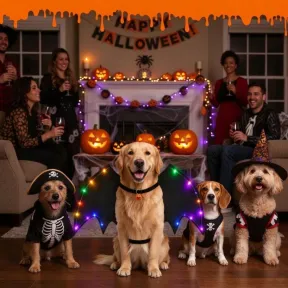 Alas de murciélago para perro o gato en Halloween