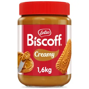 Crema Lotus Biscoff cremosa en tarro de 1,6 kg