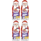 4 figuras de Santa Milka de chocolate con leche
