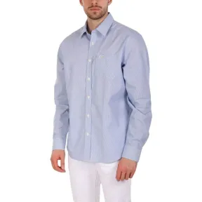 Camisa GUESS azul cobalto de algodón