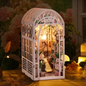 Book Nook de madera DIY con luces LED
