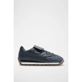 Zapatillas PUMA de piel bovina en azul marino